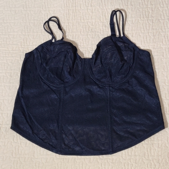 Cacique Other - Cacique sheer lace bustier size 44
